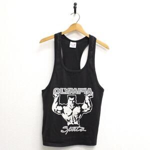 Vintage Olympia Sports Body Builder Tank T Shirt Medium